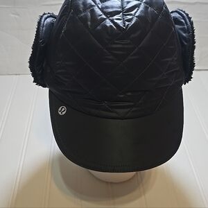 lululemon athletica Black Quilted Hat
